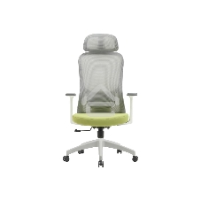 Кресло компьютерное Cactus CS-GMC515-GYGN серый, сиденье салатовый, сетка/ткань, с подголов. крестов. пластик, пластик серый