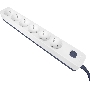 Сетевой фильтр Powercom SP-06W 5,0 м 5.0м (6 розеток) белый/серый (коробка)