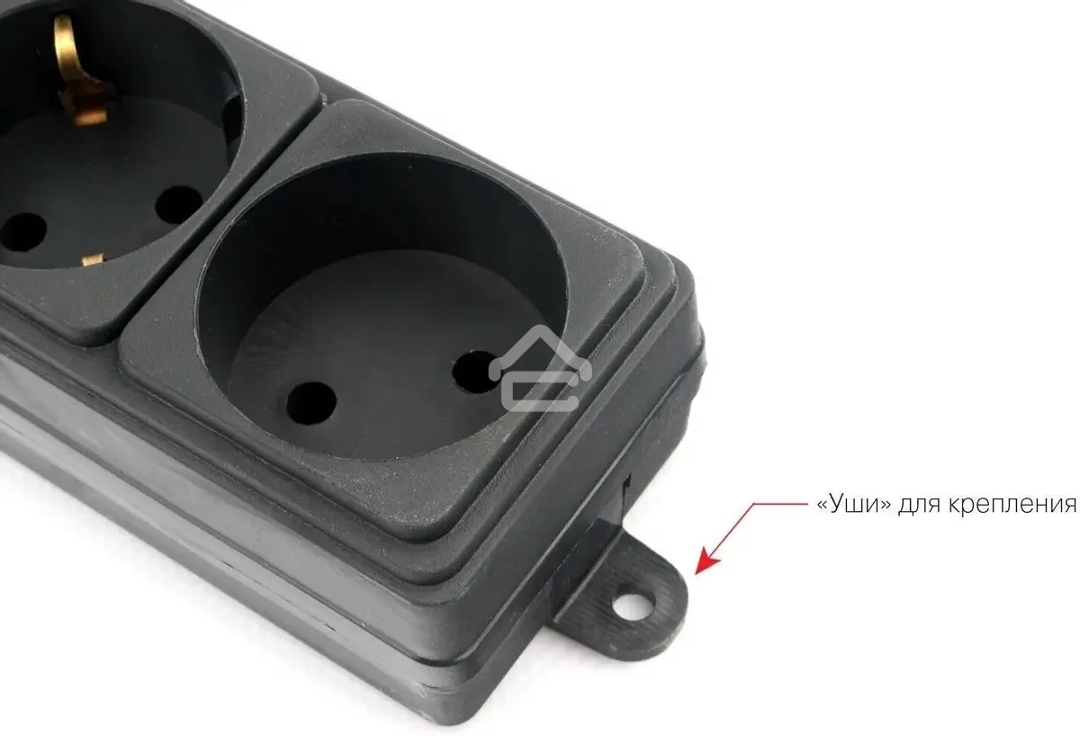 Сетевой фильтр Powercube SPG6-B-3M 3м, 6 розеток, черный, коробка