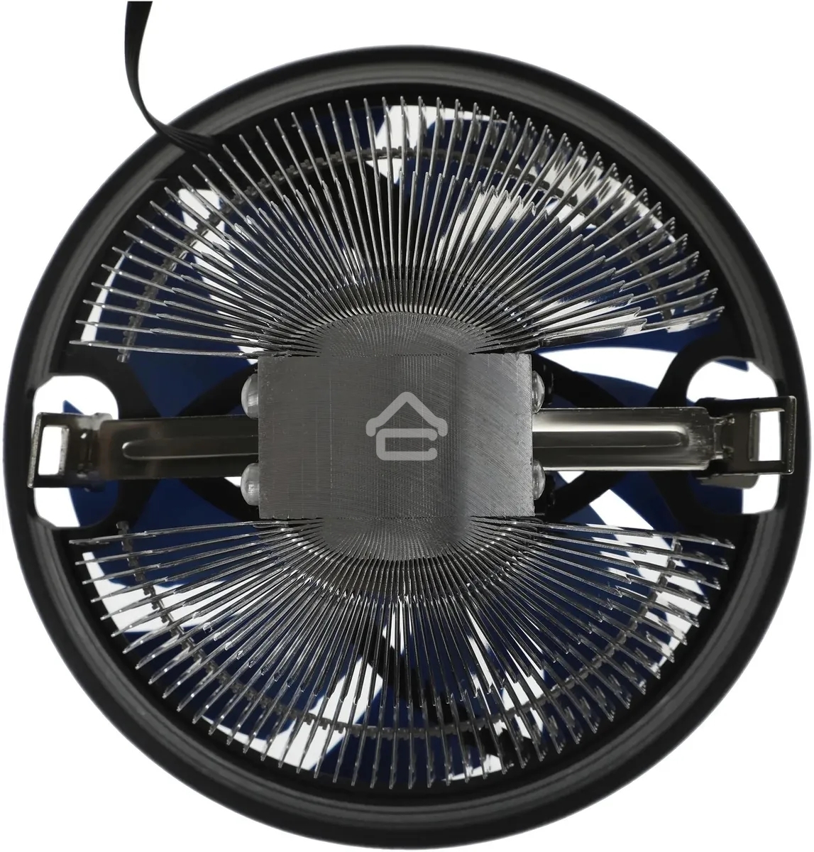 Кулер для процессора Digma D-CPC95-2 синий/черный, 120 мм, алюминий, 1500 об/мин, 29 дБ, 3 pin, 95 Вт, 66 мм