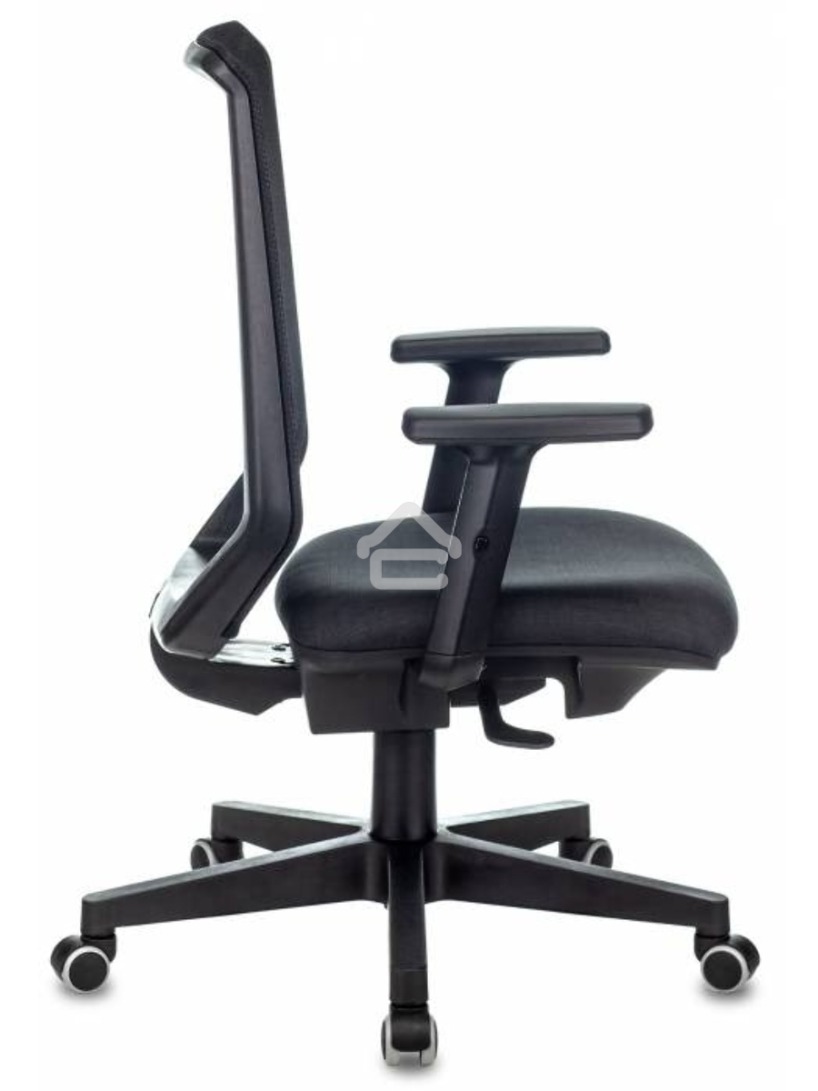 Кресло руководителя Бюрократ EXPERT TW-01 черный 38-418, сетка/ткань, с подголов. крестовина пластик