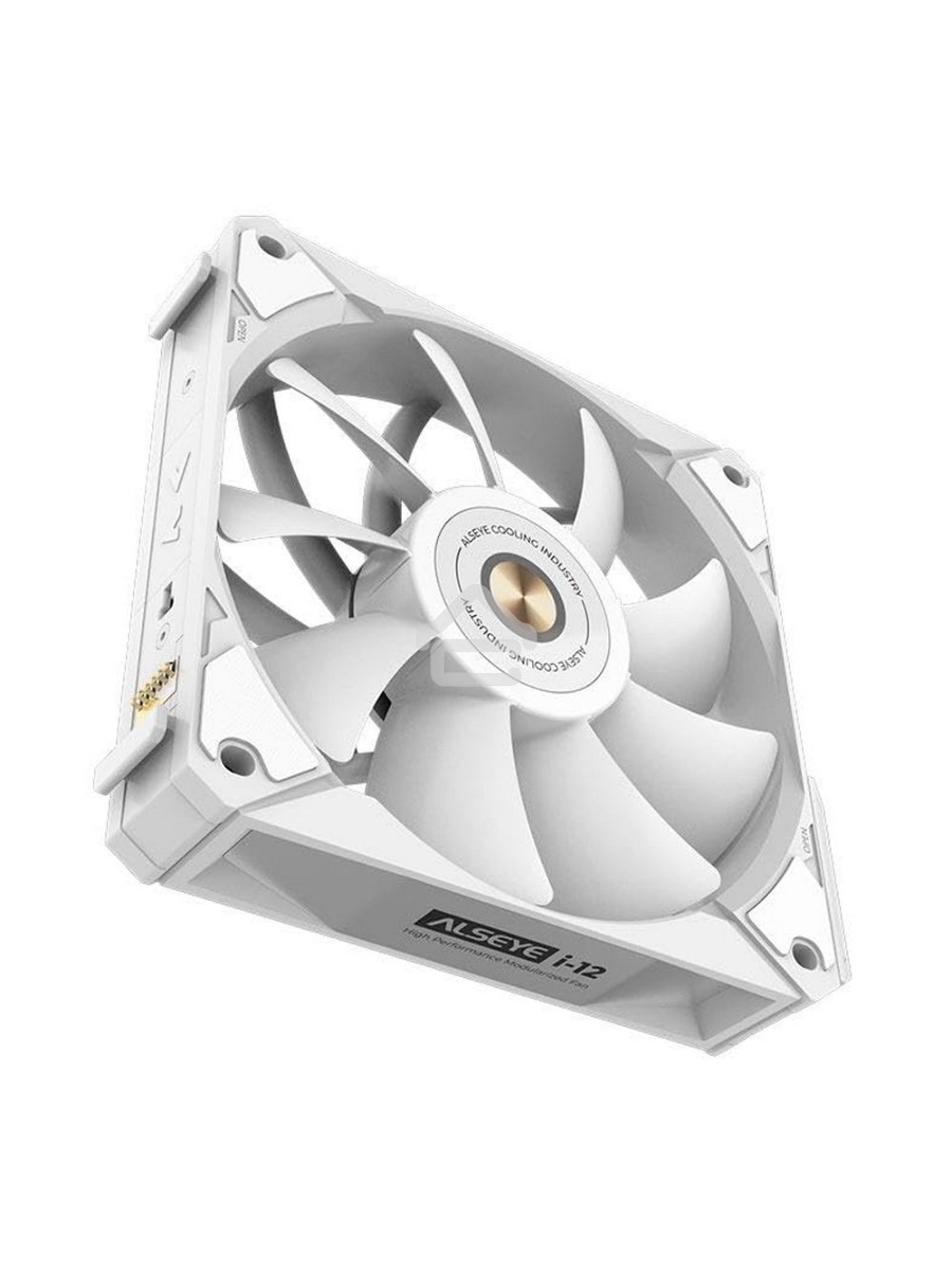 Вентилятор для корпуса Alseye i12W белый, 120 мм, 1800 об/мин, 33.2 дБ, 4 pin