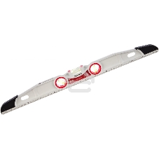 Уровень алюминиевый Matrix литой, фрезерованный, 3 глазка, две ударные площадки, 600 мм