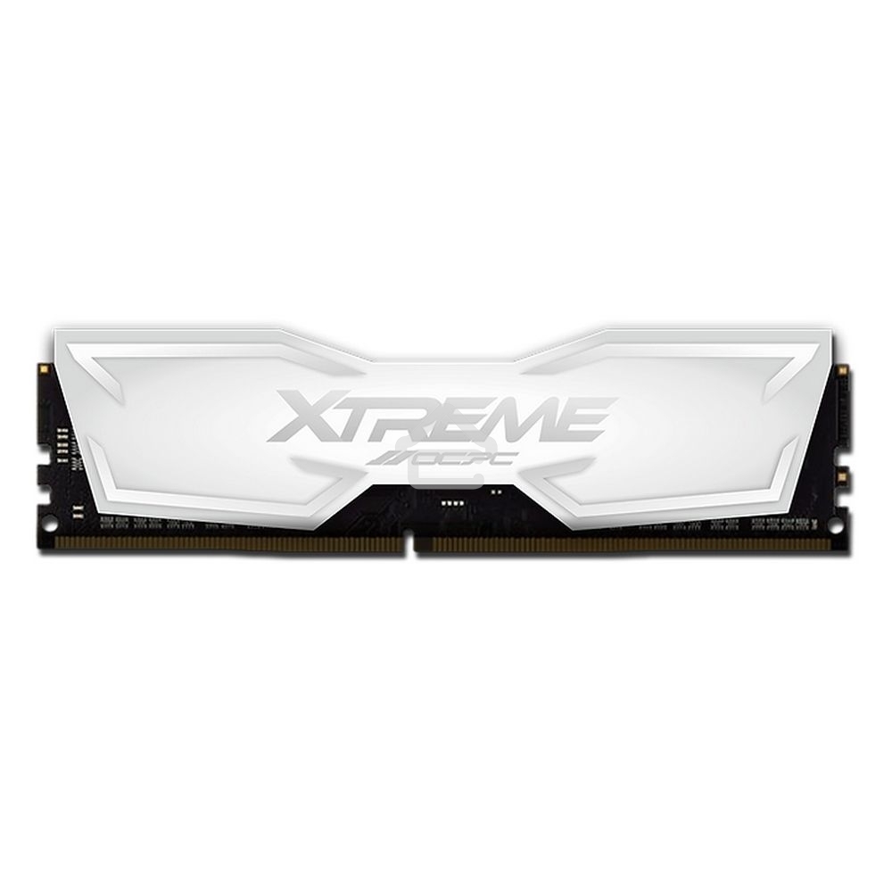 Оперативная память OCPC XT II, DDR4, 8GB (1x8 GB), 3600 MHz, CL18, DIMM, радиатор, белый