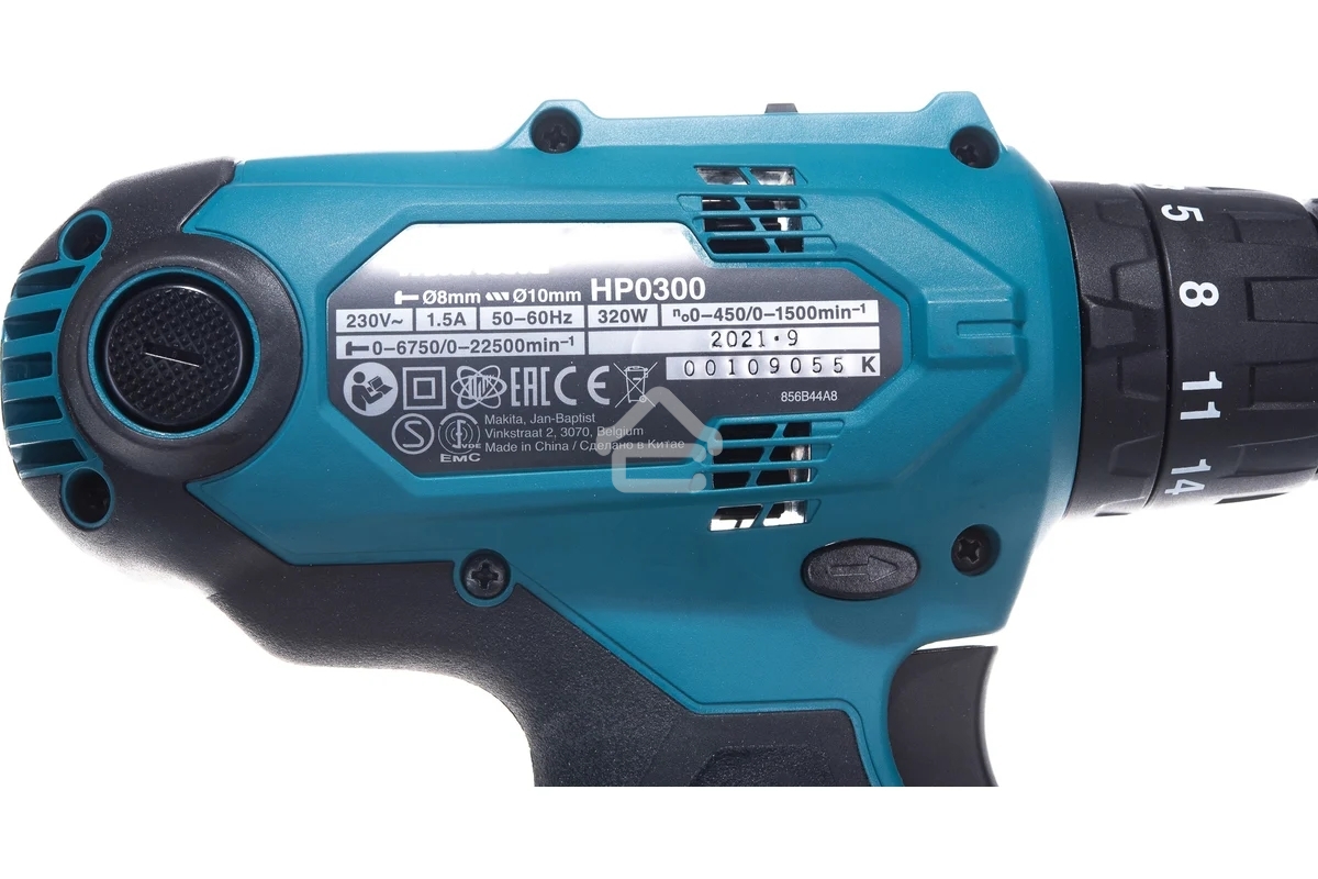 Дрель Makita HP0300, 320Вт, сетевая, ударная
