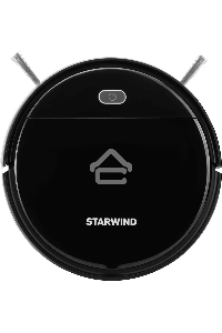 Робот-пылесос Starwind SRV3950 черный, 18 Вт, 1500 мАч Li-Ion, уборка влажная/сухая, пылесборник контейнер 0.2 л