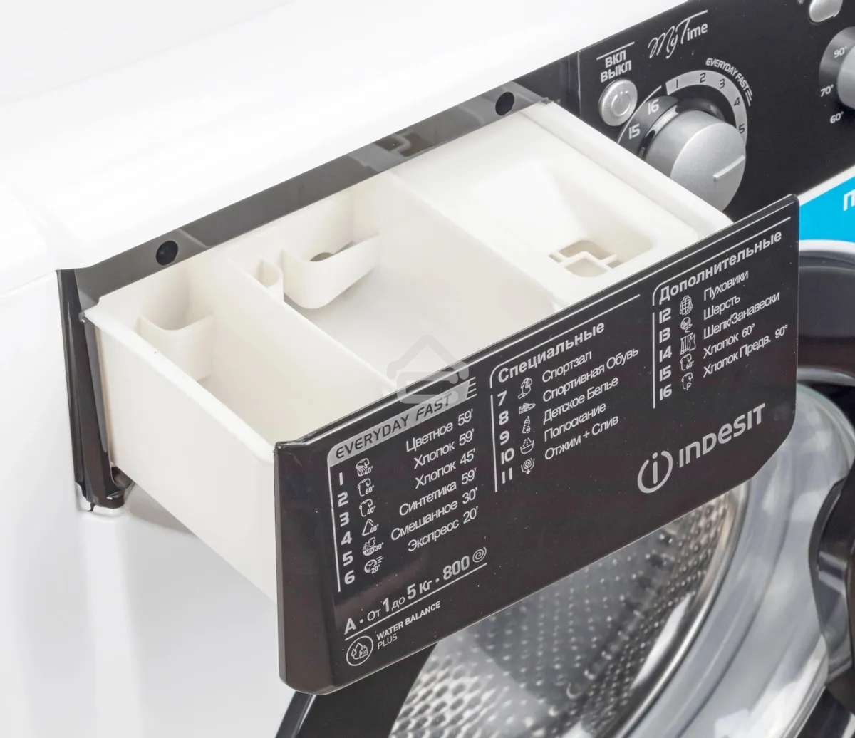 Стиральная машина Indesit EWSB 5085 BK CIS белый, загрузка фронтальная 5 кг, 800 об/мин., класс: А