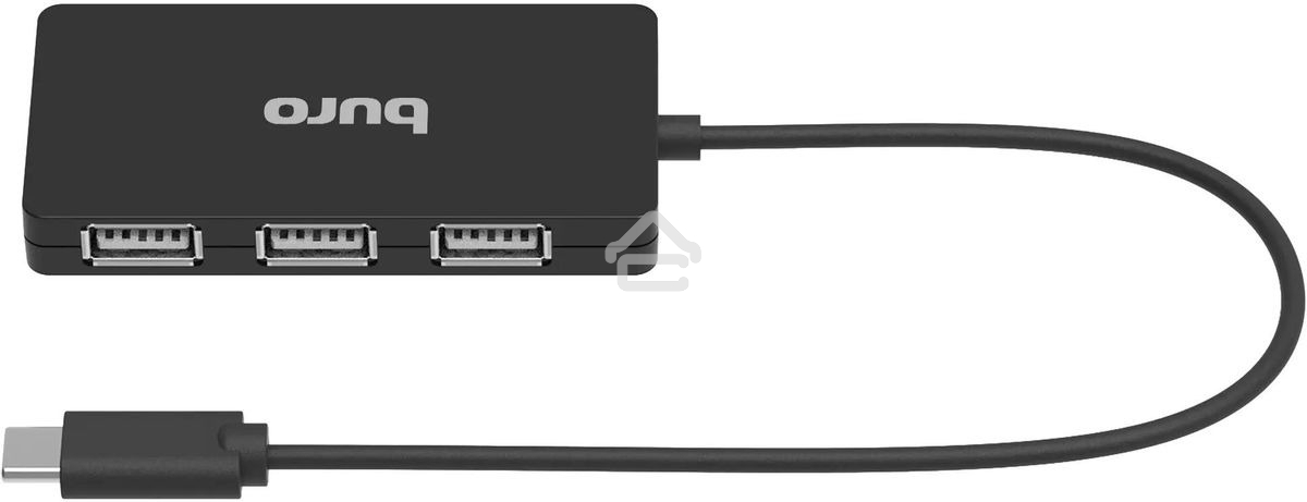 Разветвитель USB Buro BPH-C-1730 4порт. черный