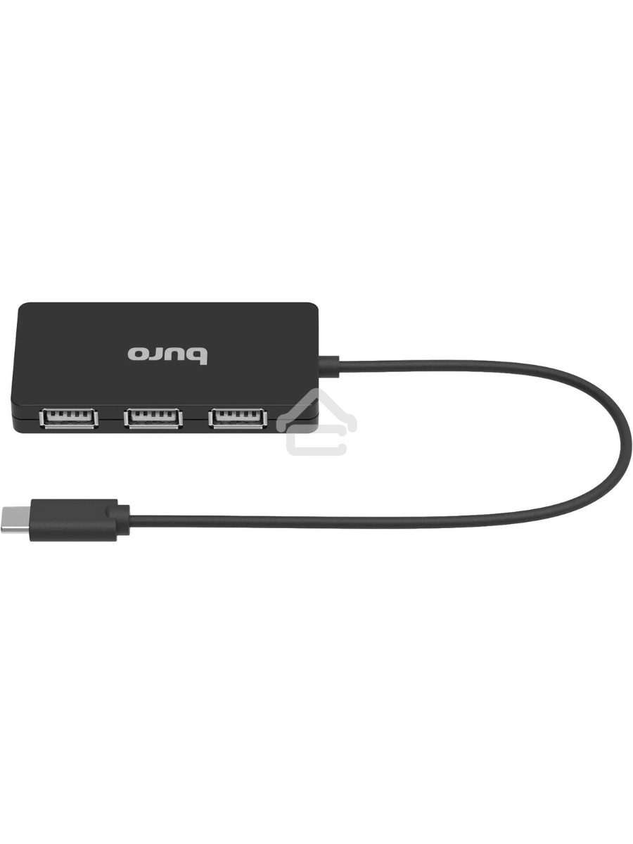 Разветвитель USB Buro BPH-C-1730 4порт. черный