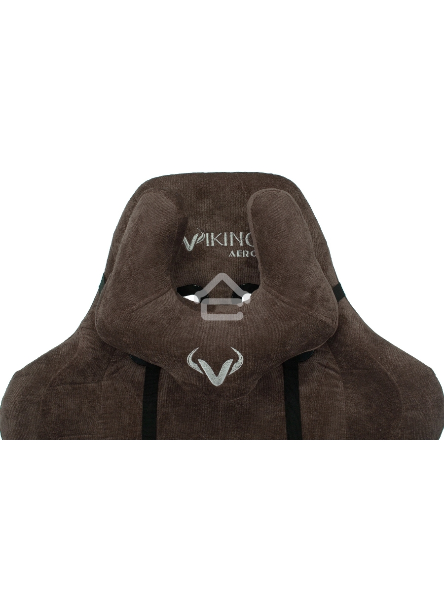 Кресло игровое Бюрократ VIKING KNIGHT LT10 FABRIC коричневый крестовина металл/пластик