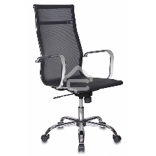 Кресло руководителя Бюрократ CH-993/M01 черный M01, сетка, крестовина хром