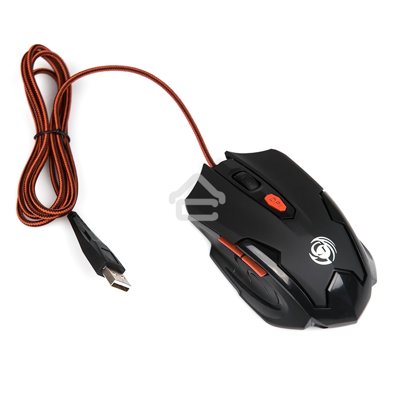 Мышь проводная Dialog Gan-Kata MGK-10U черный, 2400 dpi, USB, кнопки - 6