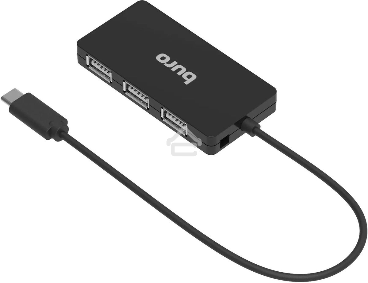 Разветвитель USB Buro BPH-C-1730 4порт. черный