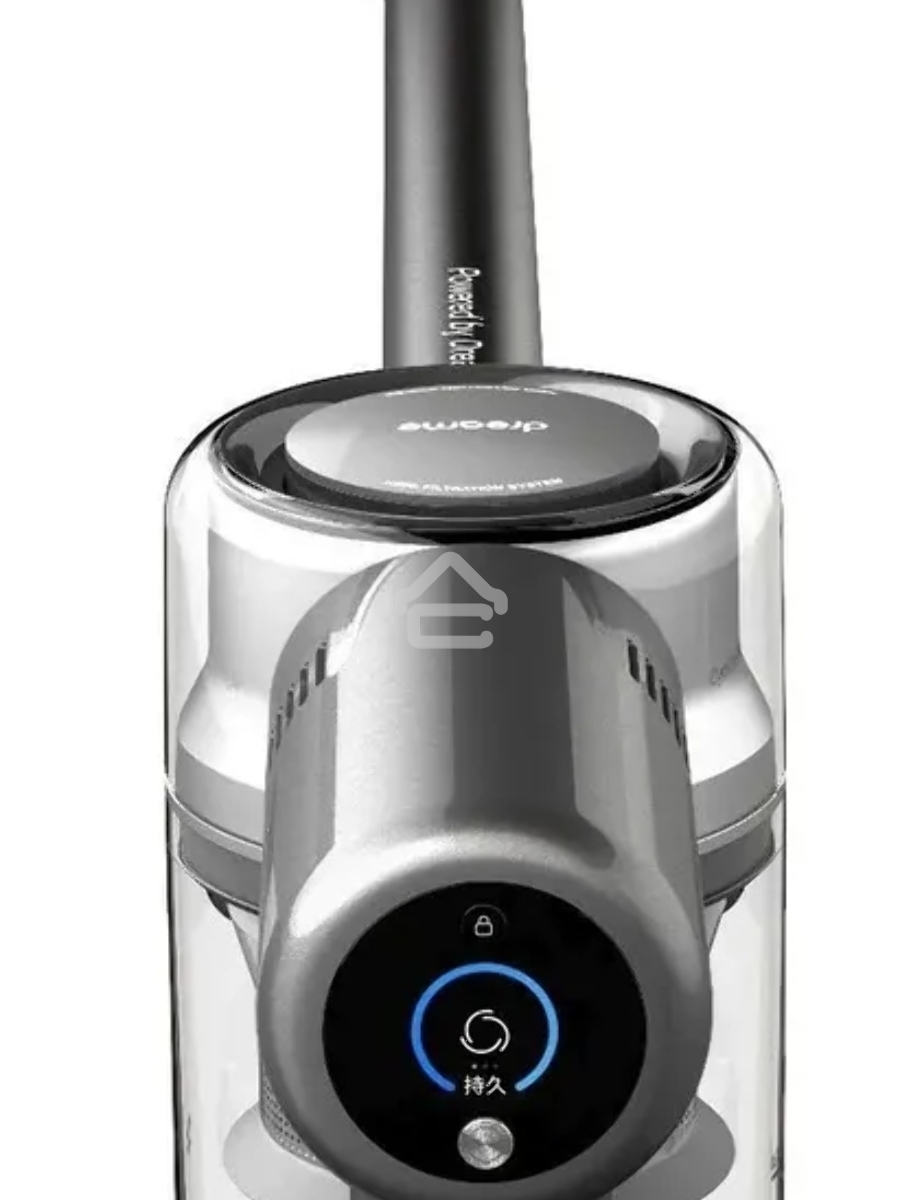 Пылесос вертикальный Dreame Xiaomi V12 (VVT1) серый/черный, питание от аккумулятора, 180 Вт, уборка сухая, пылесборник 0.5 л, работа от АКБ max 90 мин