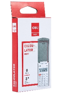 Калькулятор карманный Deli E39217/OR оранжевый 8-разр.