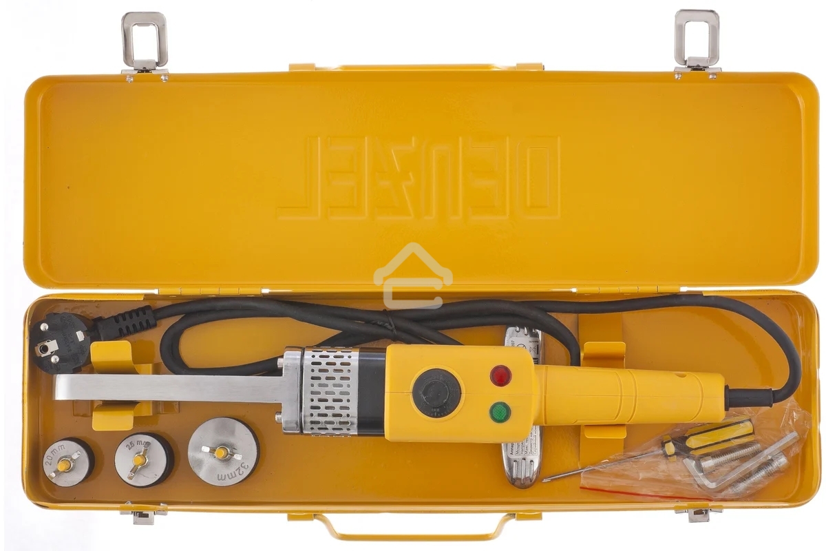 Аппарат для сварки пласт, труб DWP-800, Х-PRO, 800Вт Denzel 94207