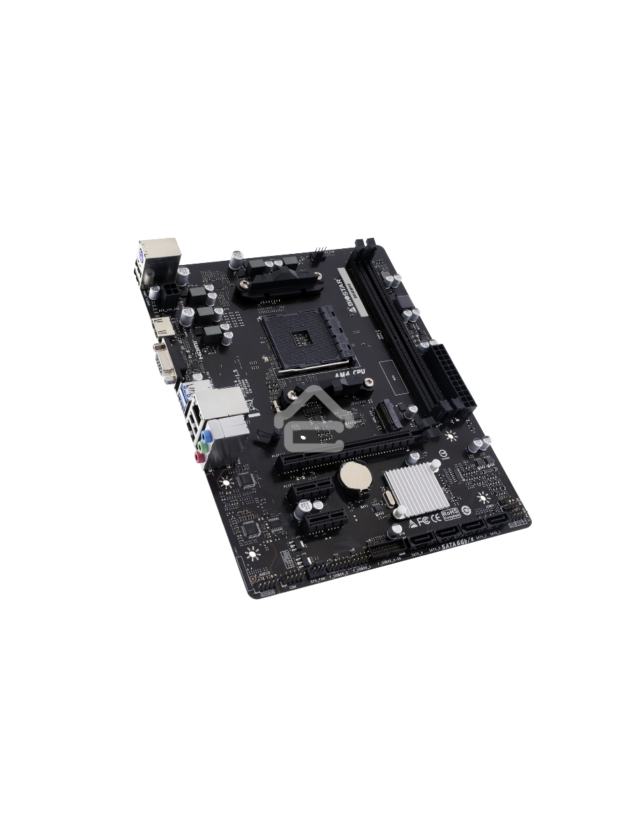 Материнская плата Biostar B550MHP, AM4, AMD B550, 2xDDR4, 4xSATA, 1xM.2, 1xPCIe 4.0 x16, 2xPCIe 3.0 x1, 1xVGA, 1xHDMI, 1x1Gb LAN, 2xUSB-A 5Gbps, 4xUSB-A 2.0, 3x3.5 мм, 7.1, mATX