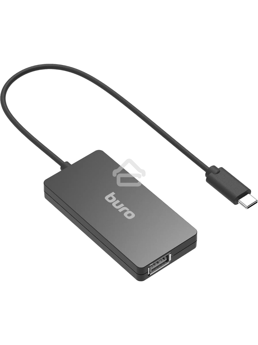 Разветвитель USB Buro BPH-C-1730 4порт. черный