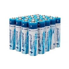 Батарейки щелочные/алкалиновые Gembird Gb-LR03-20B, тип AAA, 20шт, коробка