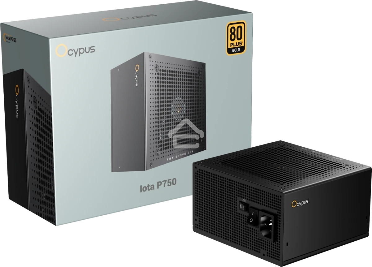 Блок питания 750W Ocypus Iota P750 (ATX, 80 PLUS Gold, APFC, 20+4 pin, 120мм fan, PCI-E 6+2Px3, 8xSATA) (Iota-P750-G1FFBK024X-EU)