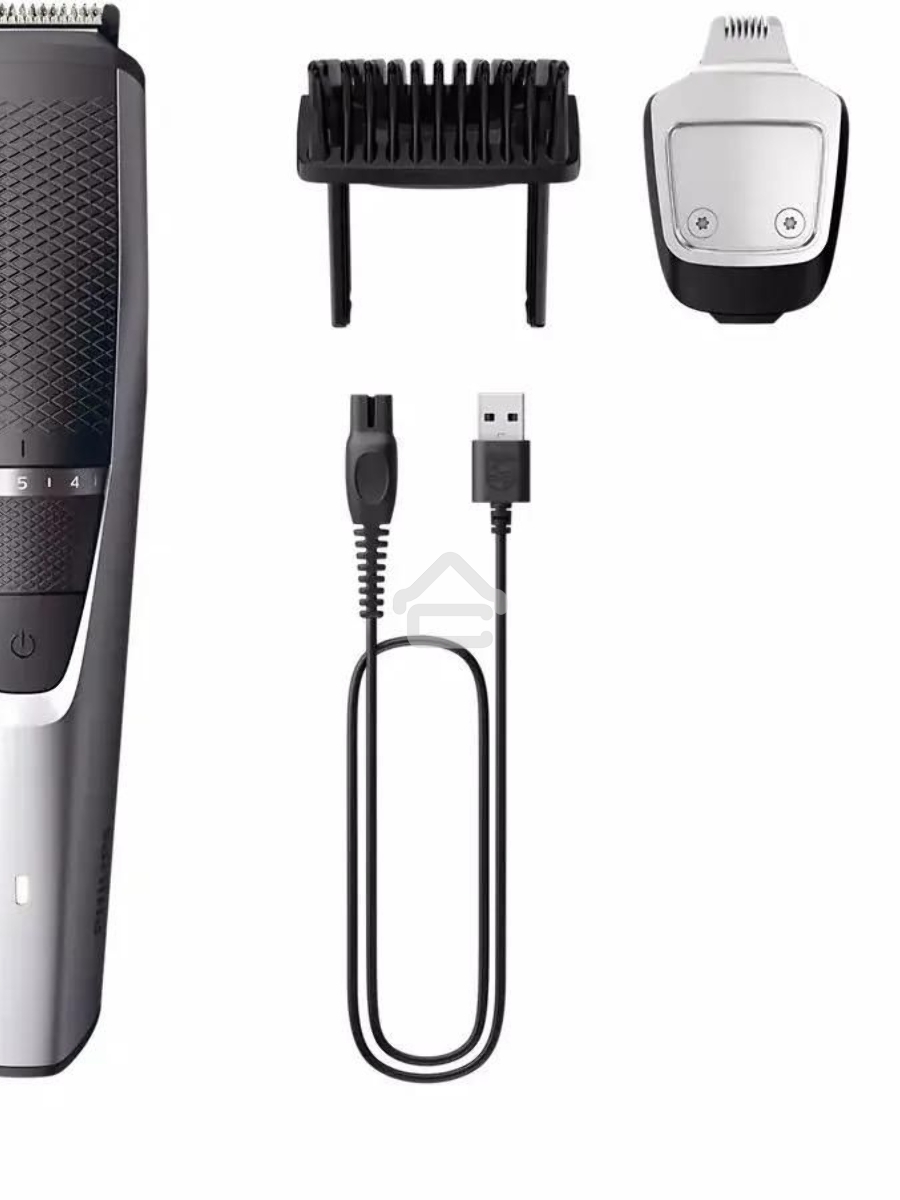 Триммер Philips Series 3000 BT3239/15, 5Вт, серебристый/серый