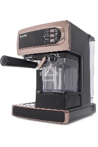 Кофеварка рожковая Vitek VT-1517 GD золотистый, исп. кофе - молотый, 1.65 л, 1238 Вт, 15 Бар