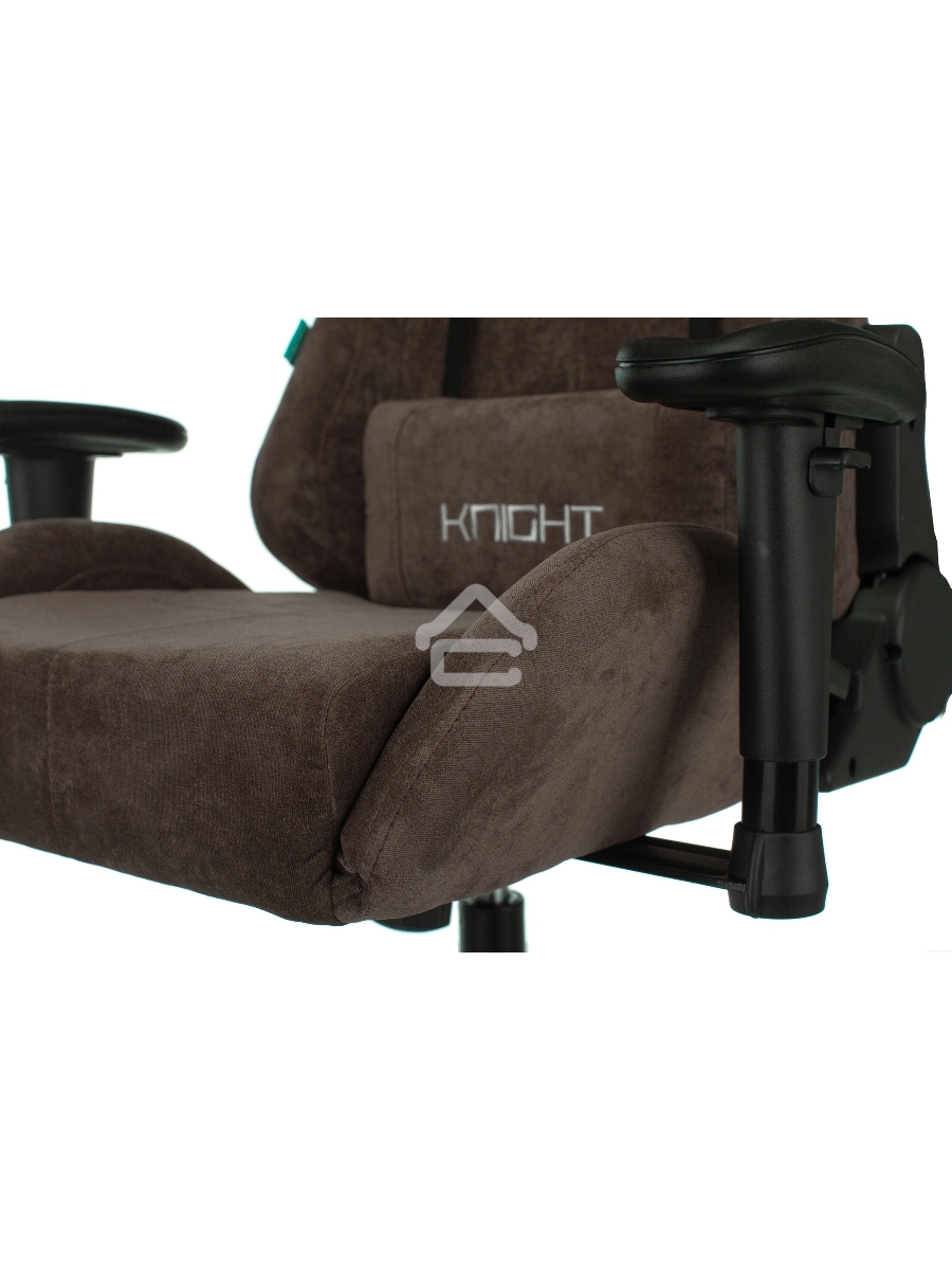 Кресло игровое Бюрократ VIKING KNIGHT LT10 FABRIC коричневый крестовина металл/пластик