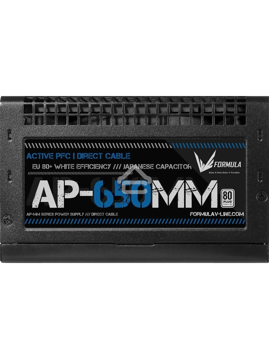 Блок питания Aerocool / Formula ATX 650W AP-650ММ 80 PLUS WHITE (20+4pin) APFC 120mm fan 6xSATA RTL