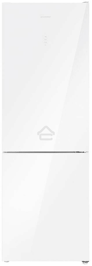 Холодильник Maunfeld MFF185NFW Inverter белый двухкамерный 240/100 л морозилка снизу, No Frost