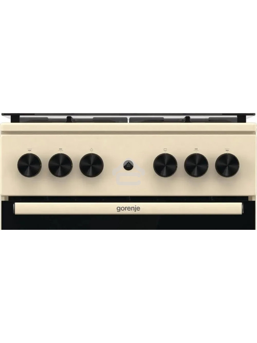 Плита газовая Gorenje GG5A21BEF бежевый, конфорок 4 газовых, духовка 70 л, 50 см x 85 см x 59.4 см