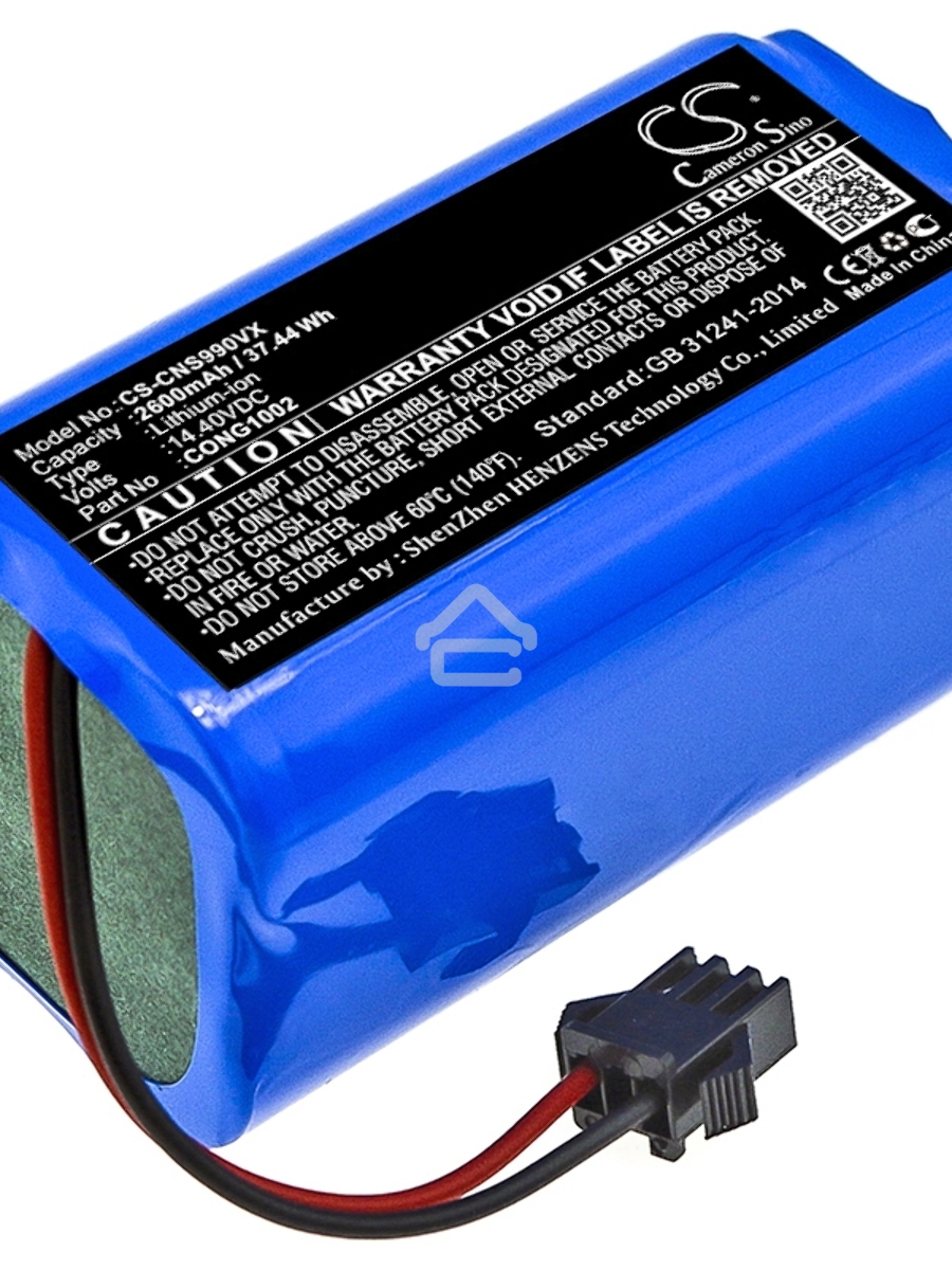 Аккумулятор для Mamibot ExVac 660, ExVac 680S, ExVac 880 14.4V 2600mAh / 37.44Wh
