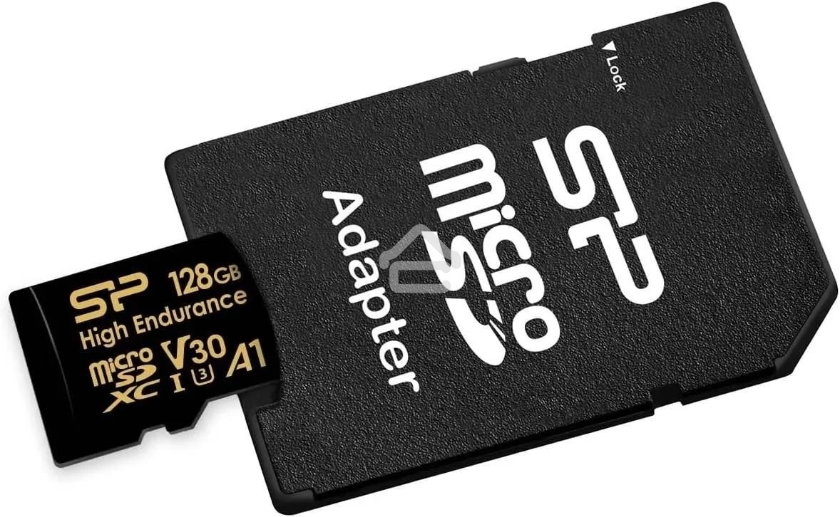 Флеш карта Silicon Power Elite microSDXC 128Gb SP128GBSTXDV3V1HSP + adapter