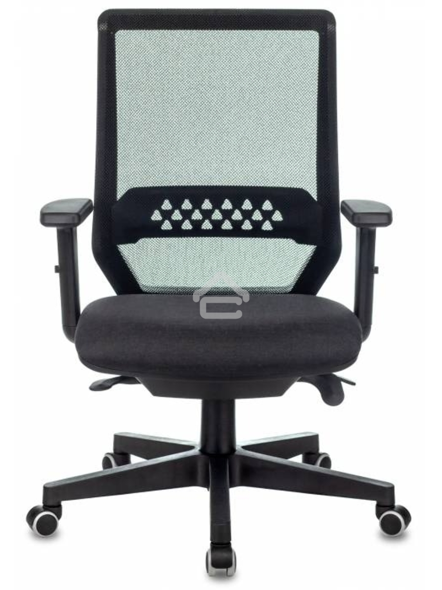 Кресло руководителя Бюрократ EXPERT TW-01 черный 38-418, сетка/ткань, с подголов. крестовина пластик