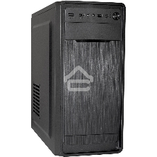 Компьютерный корпус Miditower ExeGate XP-332 Black, ATX, (XP450, Black,120мм), 2*USB, Audio