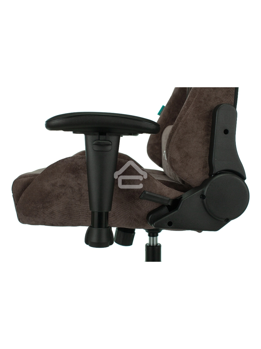 Кресло игровое Бюрократ VIKING KNIGHT LT10 FABRIC коричневый крестовина металл/пластик