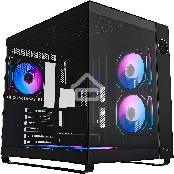 Компьютерный корпус Ocypus Iota C70 BK ARGB ATX/win/black/6 ARGB fans/no PSU/Tempered Glass