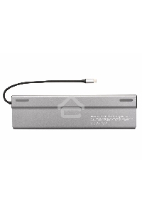 Адаптер VCOM TypeC -->3*USB3.0+2*USB2.0+VGA+RJ45+SD+TF+AUD+HDMI+DP+2*USB3.1 Data+PD<CU4703>
