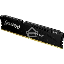 Оперативная память Kingston Fury Beast, DDR5, 16Gb (1x16GB), 5600MHz, CL36, DIMM, с радиатором, черный