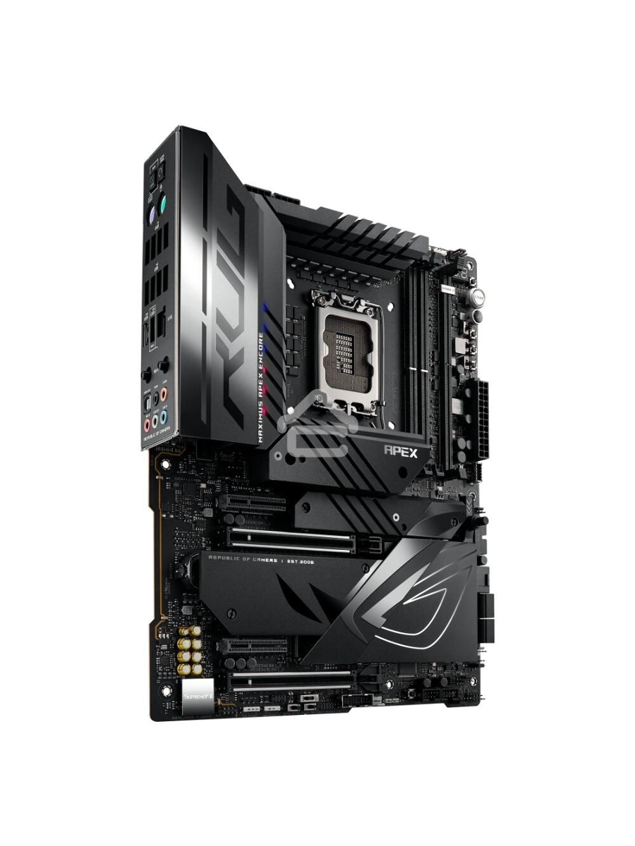 Материнская плата ASUS ROG MAXIMUS Z790 APEX ENCORE, LGA 1700, Intel Z790, 2xDDR5, 4xSATA, 3xM.2, 1xPCIe 5.0 x8, 1xPCIe 5.0 x16, 1x 2.5Gb LAN, 4xUSB-A 3.2 Gen 1, 5xUSB-A 3.2 Gen 2, 5x3.5 мм, 7.1, Standard-ATX