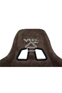 Кресло игровое Бюрократ VIKING KNIGHT LT10 FABRIC коричневый крестовина металл/пластик