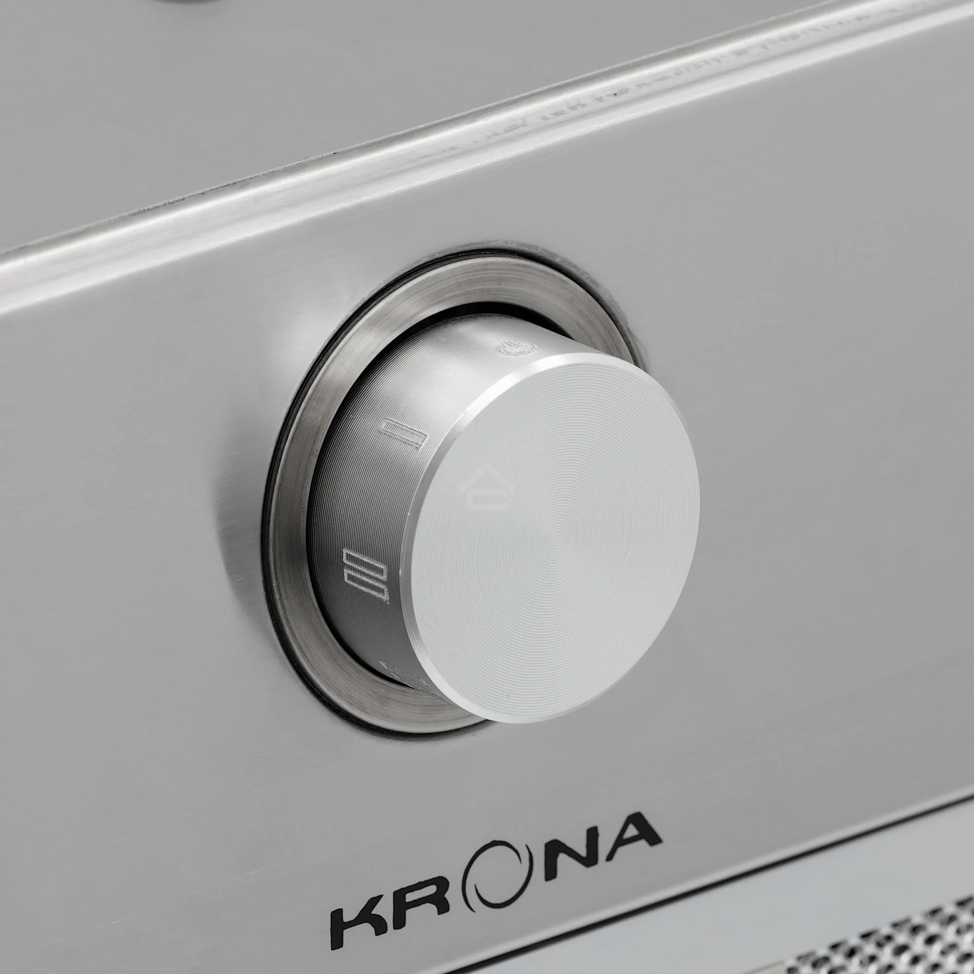 Вытяжка встраиваемая KRONA Sven 600 one knob серебристый, 60 см, 1000 куб. м/ч, 53 дБ