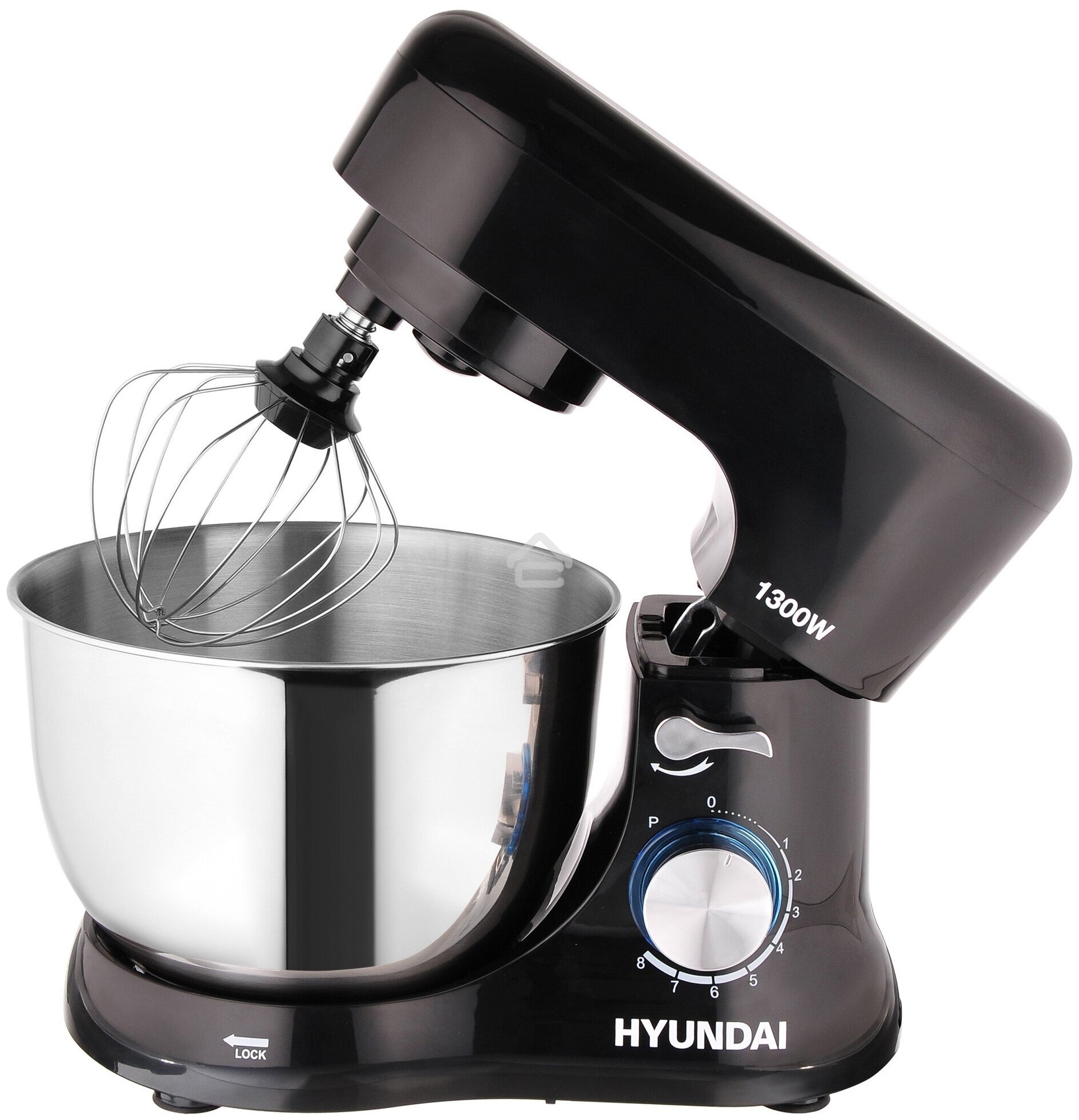 Миксер планетарный Hyundai HYM-S5461 1200 Вт, черный