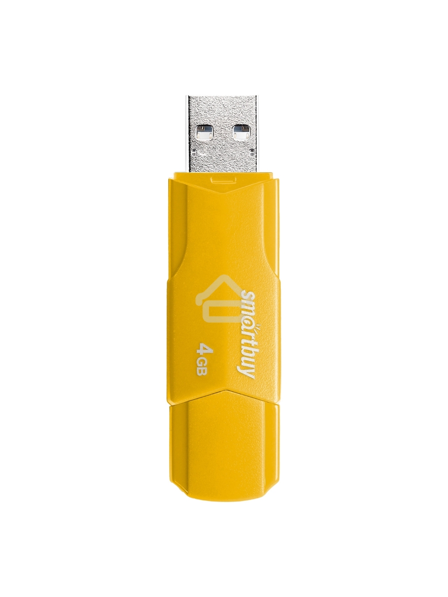 Флеш диск SmartBuy 4GB CLUE Yellow (SB4GBCLU-Y)