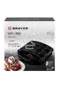 Вафельница BRAYER BR2307 750 Вт, черный