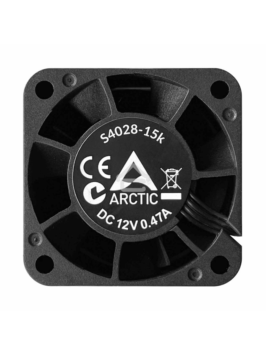 Вентилятор для корпуса Arctic S4028-15K черный, 40 мм, 15000 об/мин, 4 pin