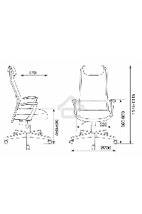 Кресло руководителя Бюрократ KB-8/BLACK черный TW-01 TW-11 сетка