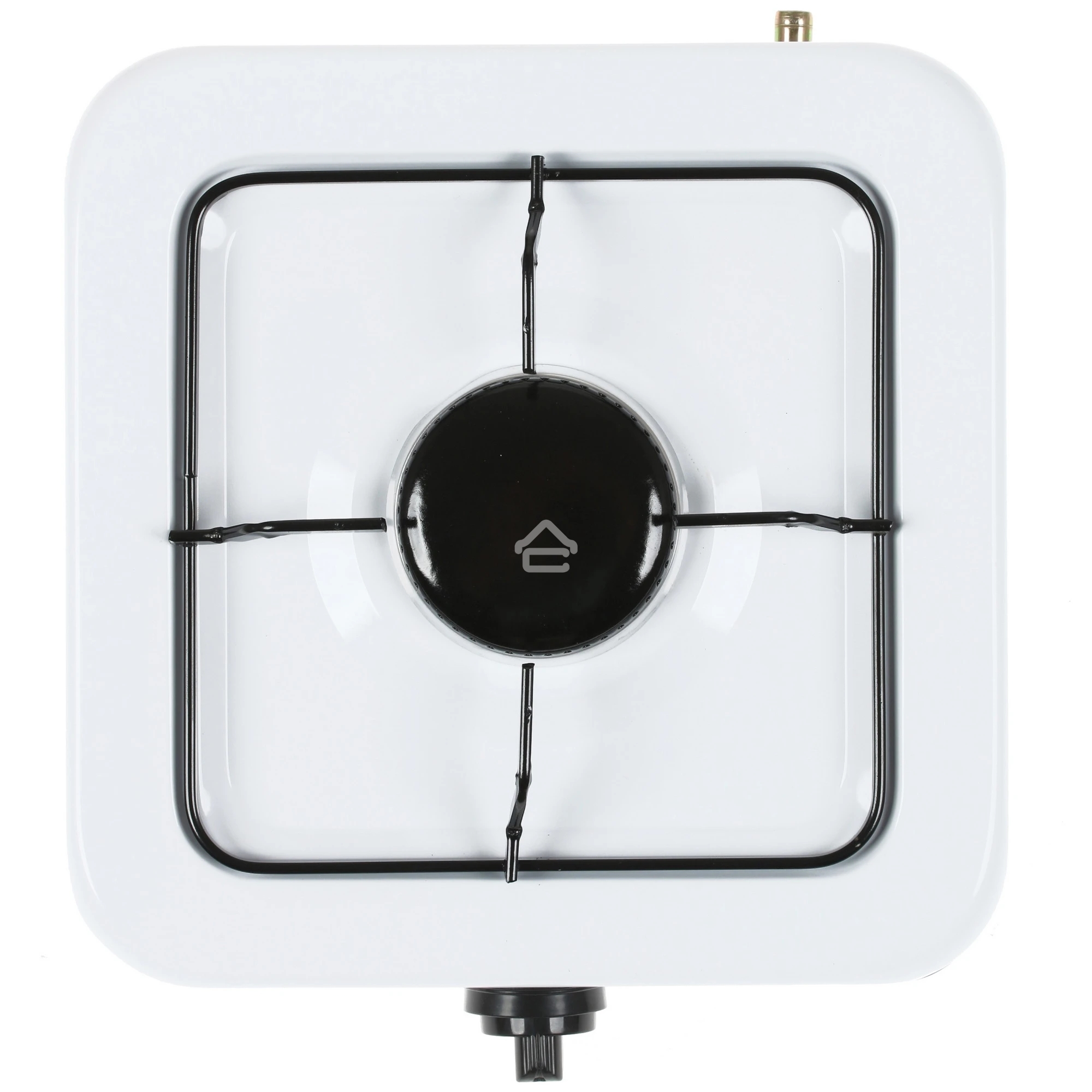 Плита настольная газовая Centek CT-1520 (белый), 1 конфорка, сменная форсунка баллон/магистраль