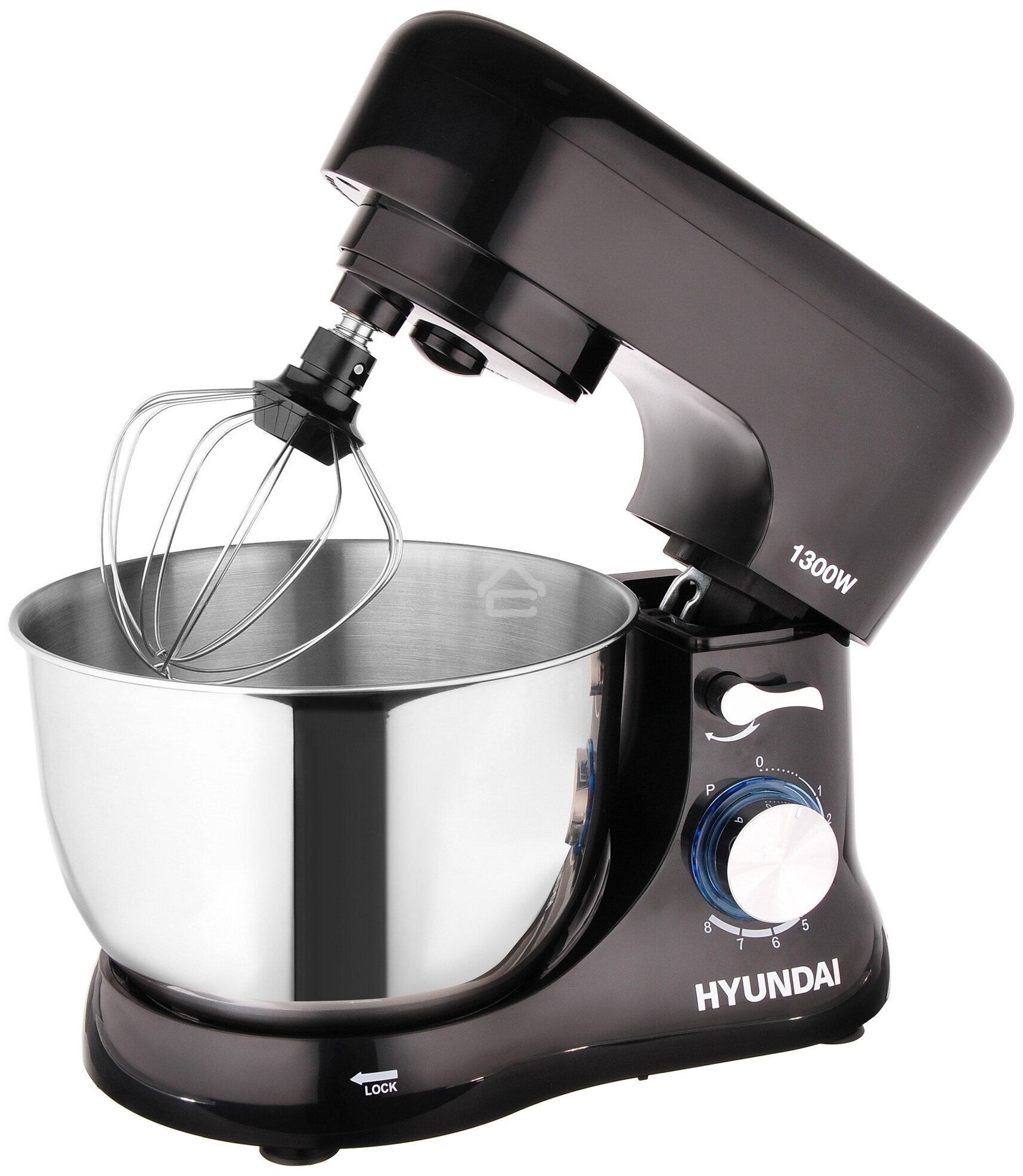 Миксер планетарный Hyundai HYM-S5461 1200 Вт, черный