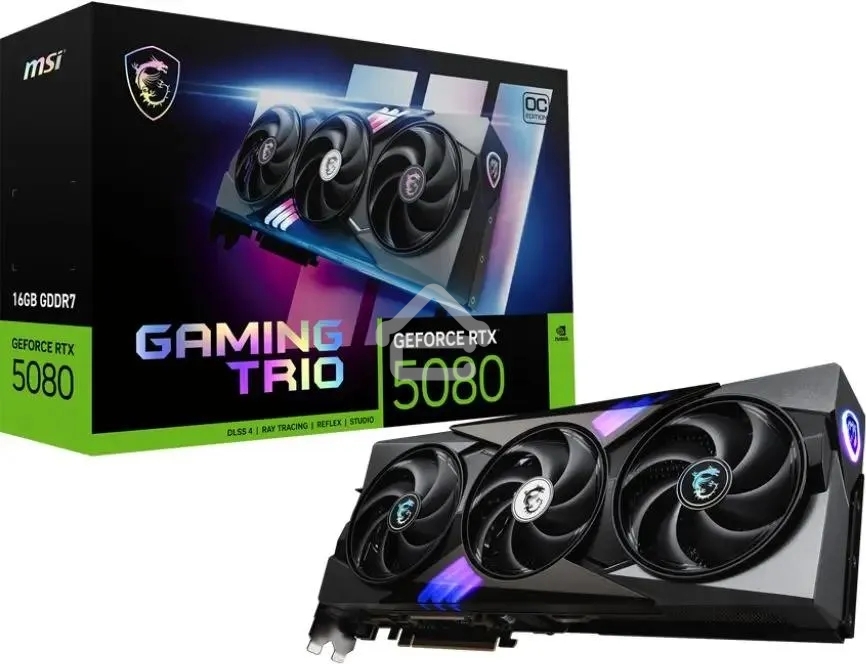 Видеокарта MSI RTX5070 GAMING TRIO OC 12GB GDDR7 192bit 3xDP HDMI 3FAN RTL