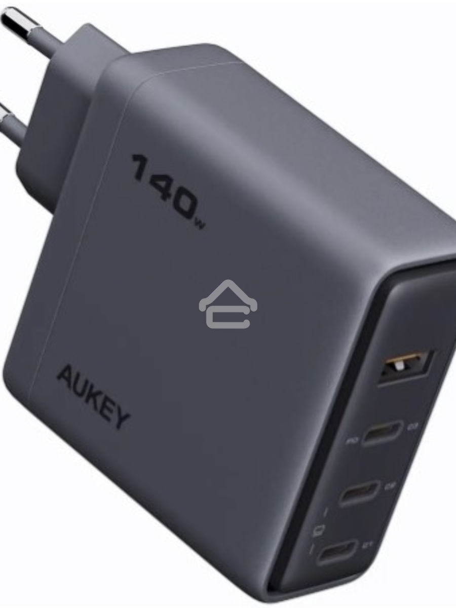 Сетевое зарядное устройство Aukey Comet Mix 140W 3C+A  серый